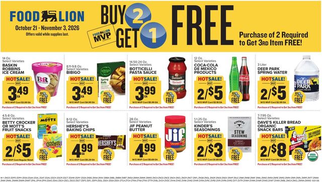 Catalogue Food Lion from 10/21/2026