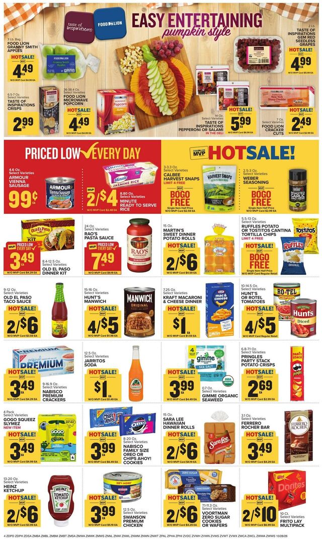 Catalogue Food Lion from 10/28/2026