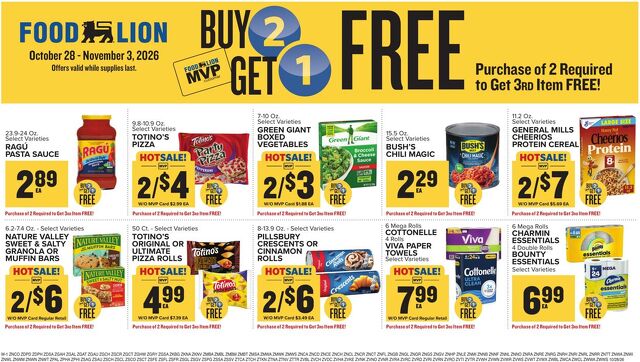 Catalogue Food Lion from 10/28/2026