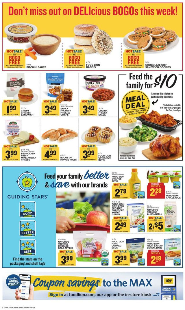 Catalogue Food Lion from 07/26/2023