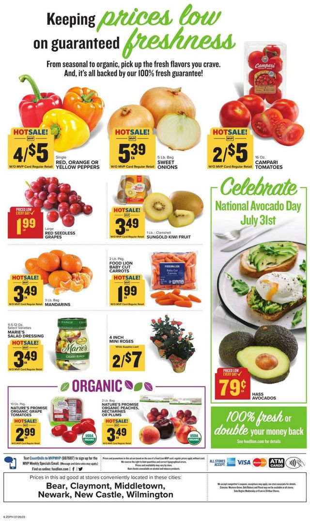Catalogue Food Lion from 07/26/2023