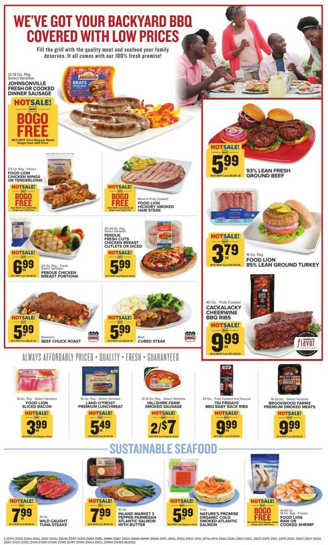 Catalogue Food Lion from 08/30/2023