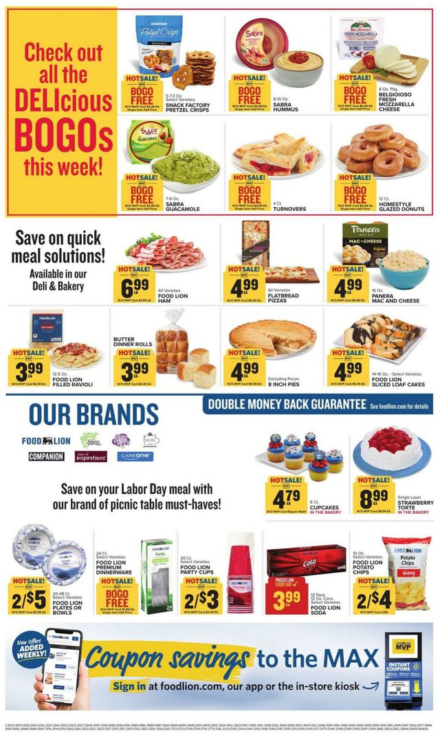 Catalogue Food Lion from 08/30/2023