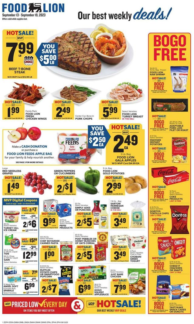 Catalogue Food Lion from 09/13/2023