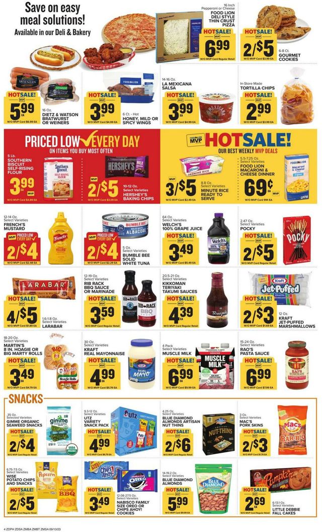 Catalogue Food Lion from 09/13/2023