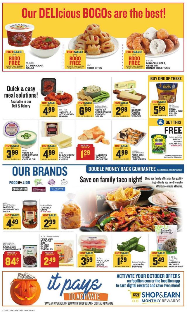 Catalogue Food Lion from 10/04/2023