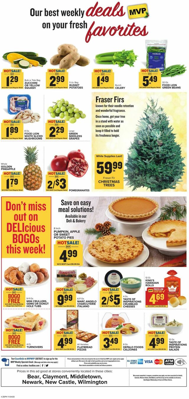 Catalogue Food Lion from 11/24/2023