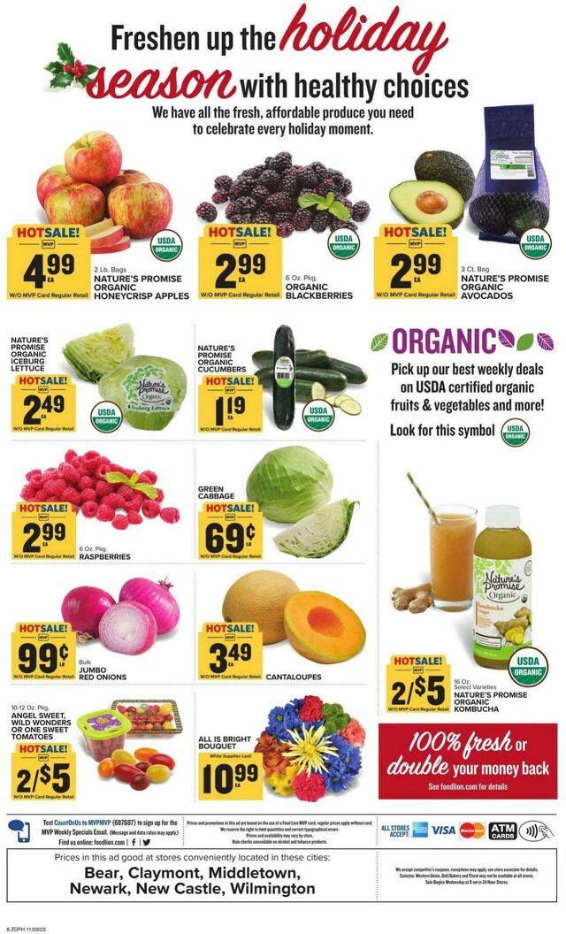 Catalogue Food Lion from 11/29/2023
