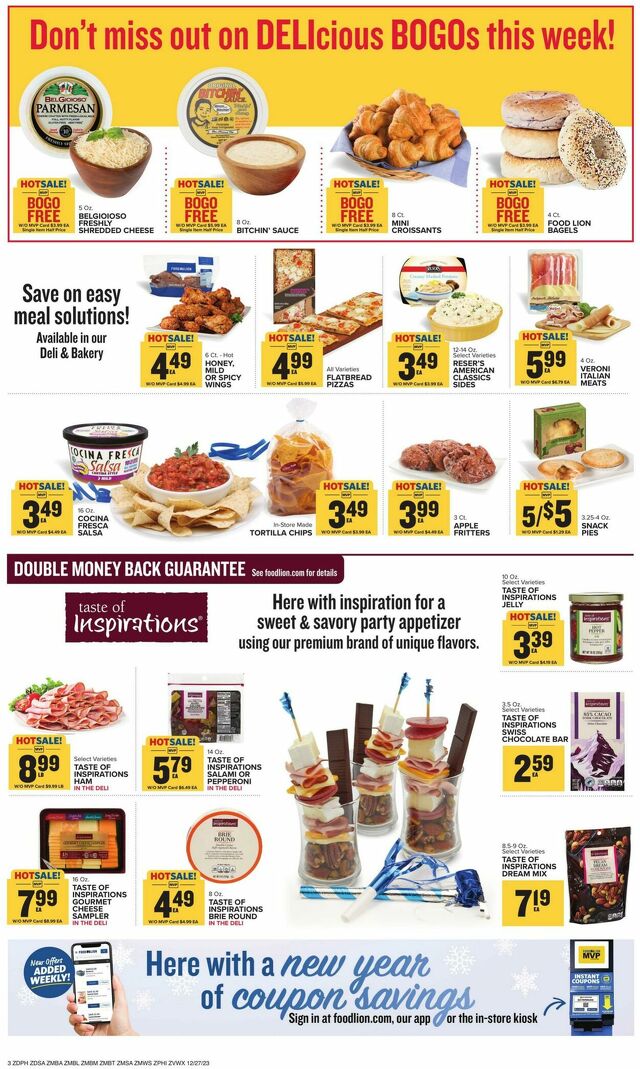 Catalogue Food Lion from 12/27/2023