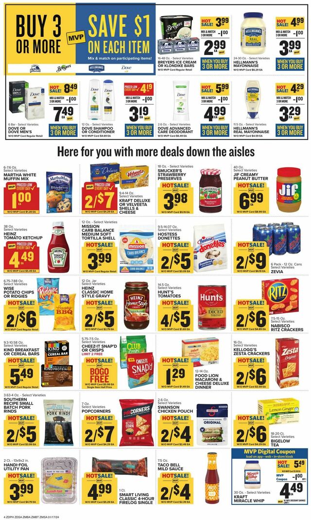 Catalogue Food Lion from 01/17/2024