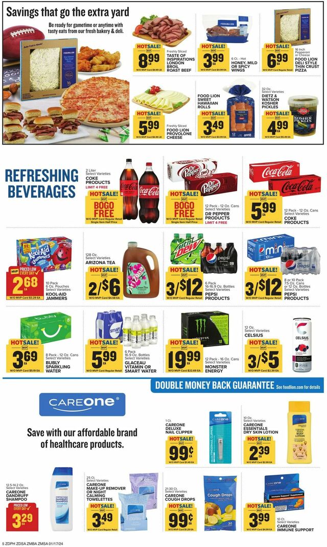 Catalogue Food Lion from 01/17/2024