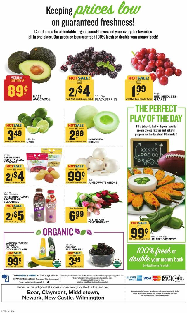 Catalogue Food Lion from 01/17/2024