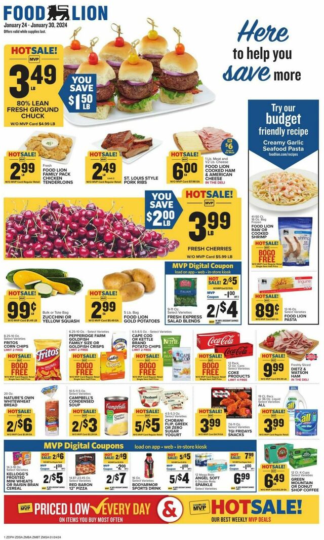 Catalogue Food Lion from 01/24/2024