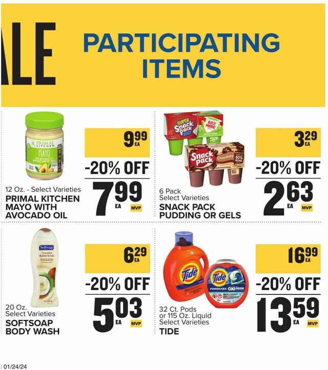 Catalogue Food Lion from 01/24/2024