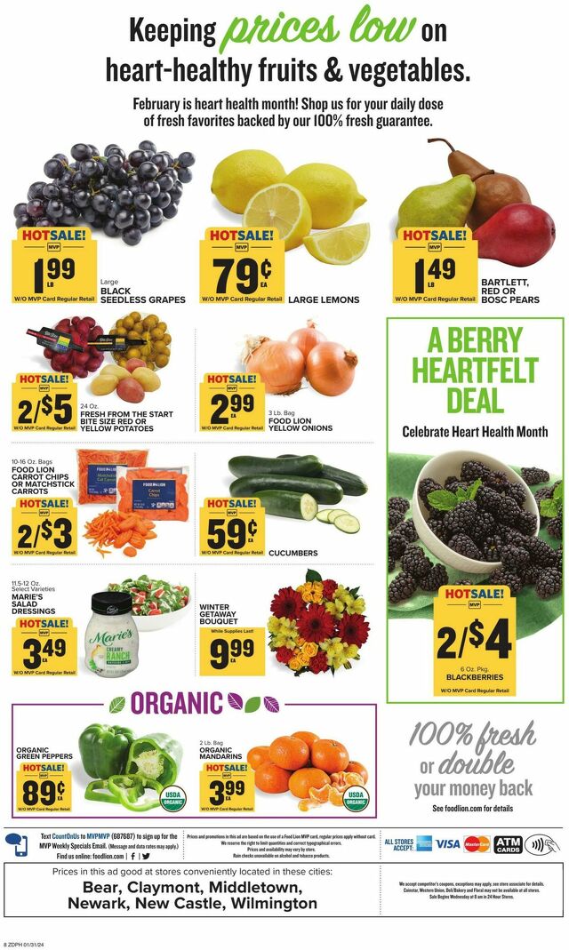 Catalogue Food Lion from 01/31/2024