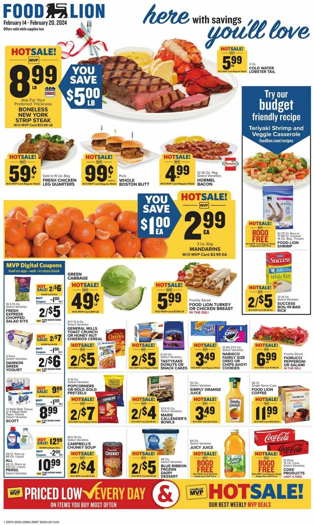 Catalogue Food Lion from 02/14/2024