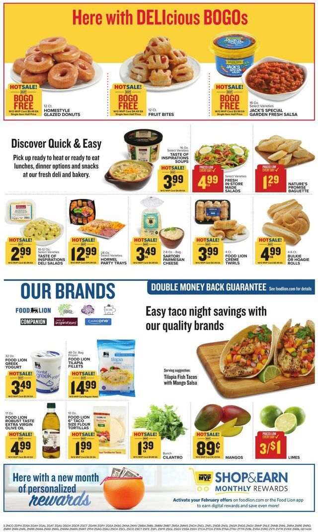 Catalogue Food Lion from 02/14/2024
