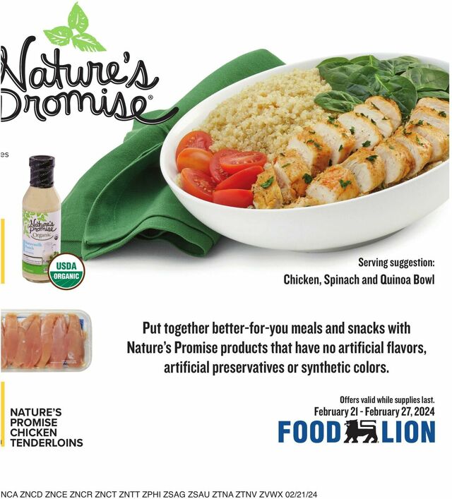 Catalogue Food Lion from 02/21/2024