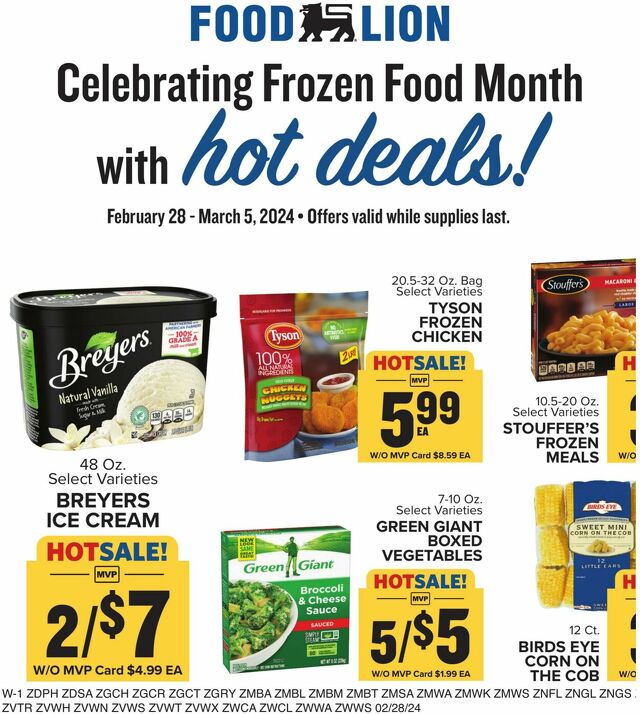Catalogue Food Lion from 02/28/2024