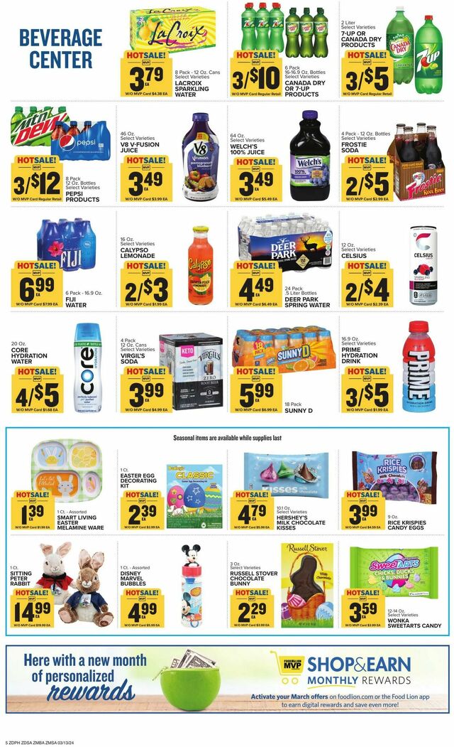 Catalogue Food Lion from 03/13/2024