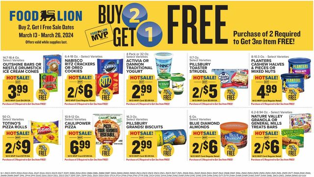 Catalogue Food Lion from 03/13/2024