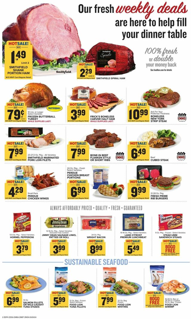 Catalogue Food Lion from 03/20/2024