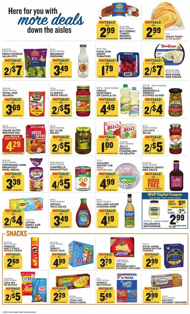 Catalogue Food Lion from 03/20/2024