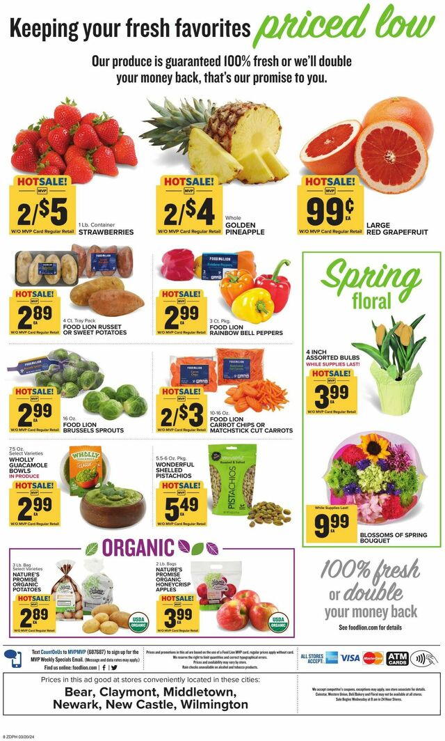 Catalogue Food Lion from 03/20/2024