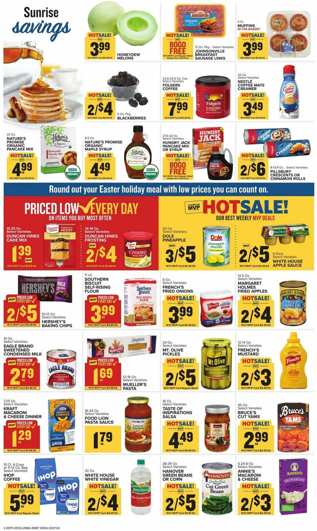 Catalogue Food Lion from 03/27/2024