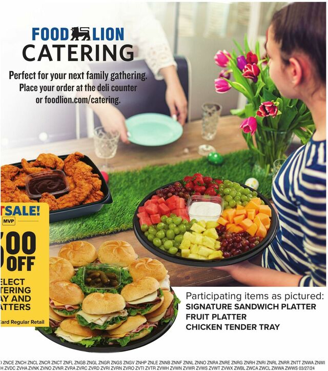 Catalogue Food Lion from 03/27/2024