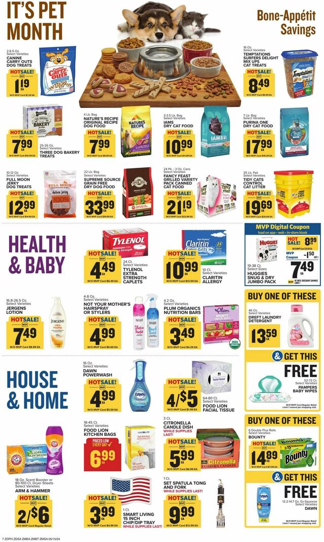 Catalogue Food Lion from 05/15/2024