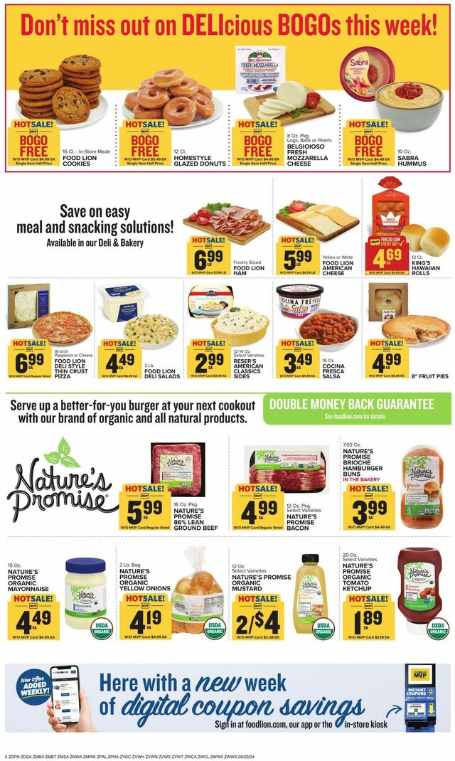 Catalogue Food Lion from 05/22/2024