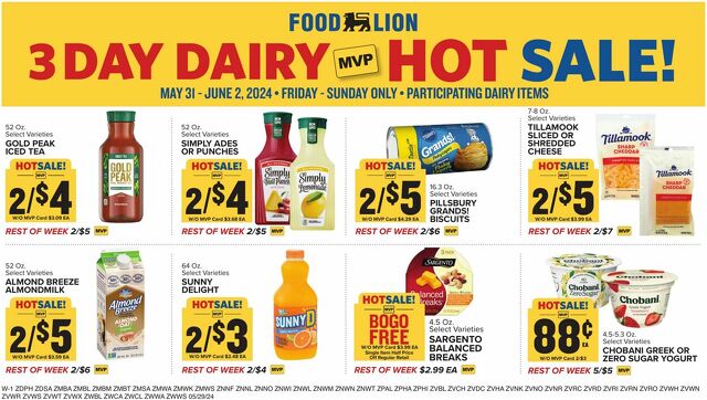 Catalogue Food Lion from 05/29/2024