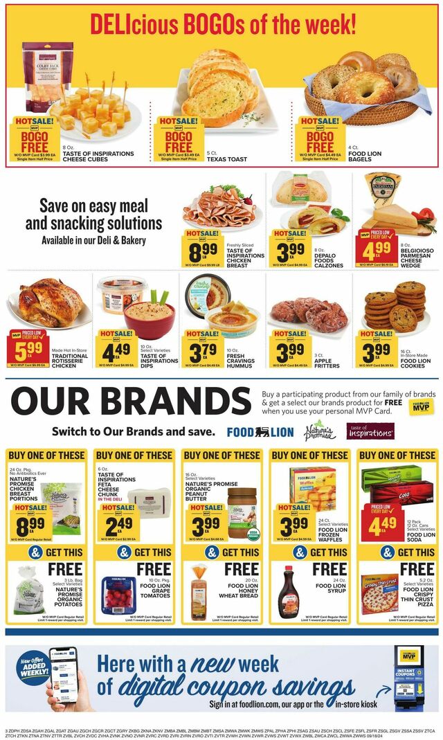 Catalogue Food Lion from 09/18/2024