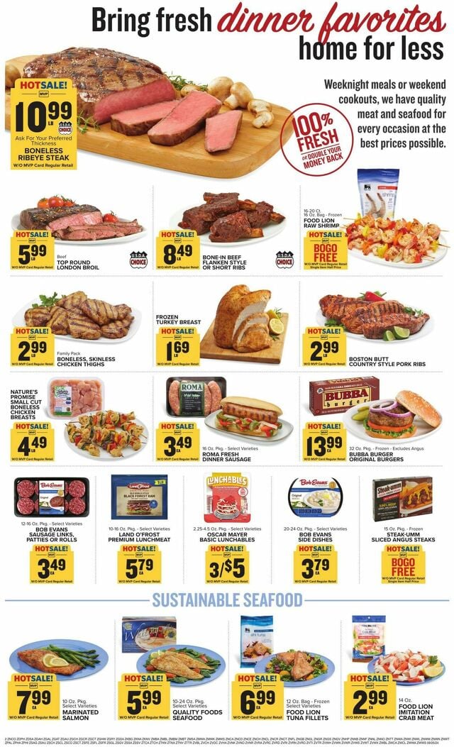 Catalogue Food Lion from 09/25/2024