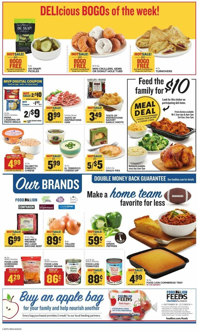 Catalogue Food Lion from 09/25/2024