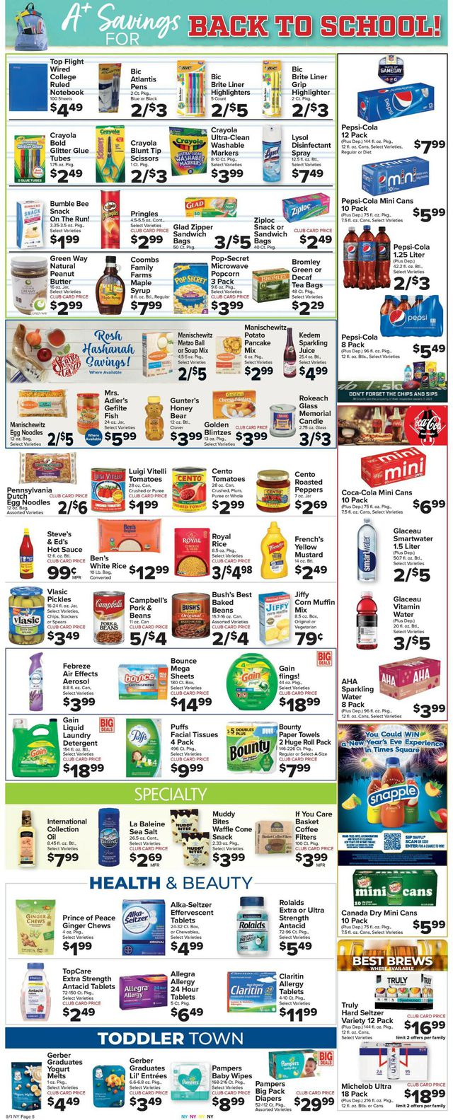 Catalogue Foodtown from 09/01/2023