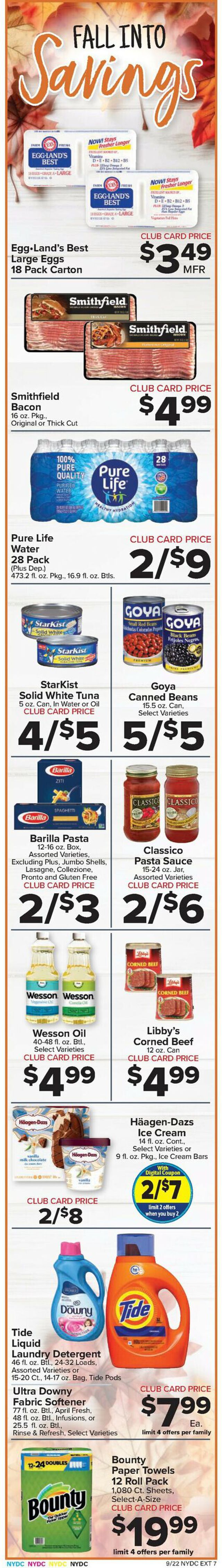 Catalogue Foodtown from 09/22/2023