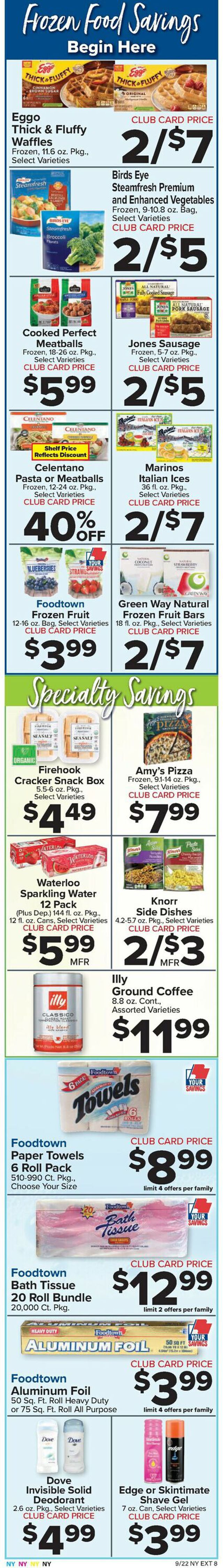 Catalogue Foodtown from 09/22/2023
