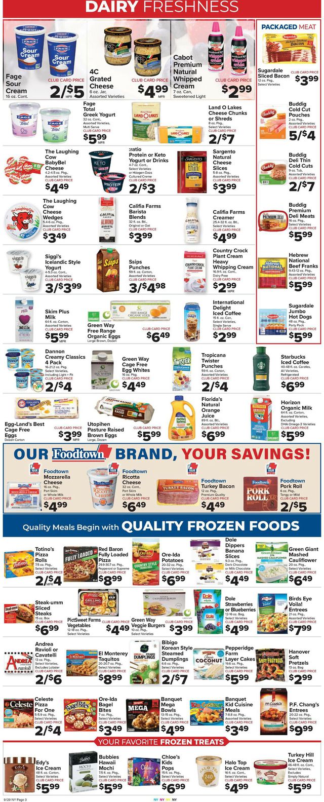 Catalogue Foodtown from 09/29/2023