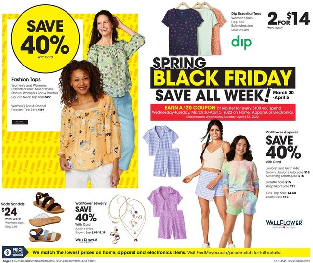 Catalogue Fred Meyer from 03/30/2022