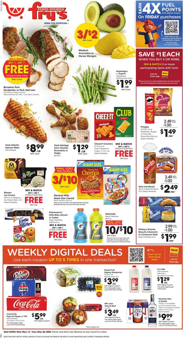 Catalogue Fry’s from 05/14/2025
