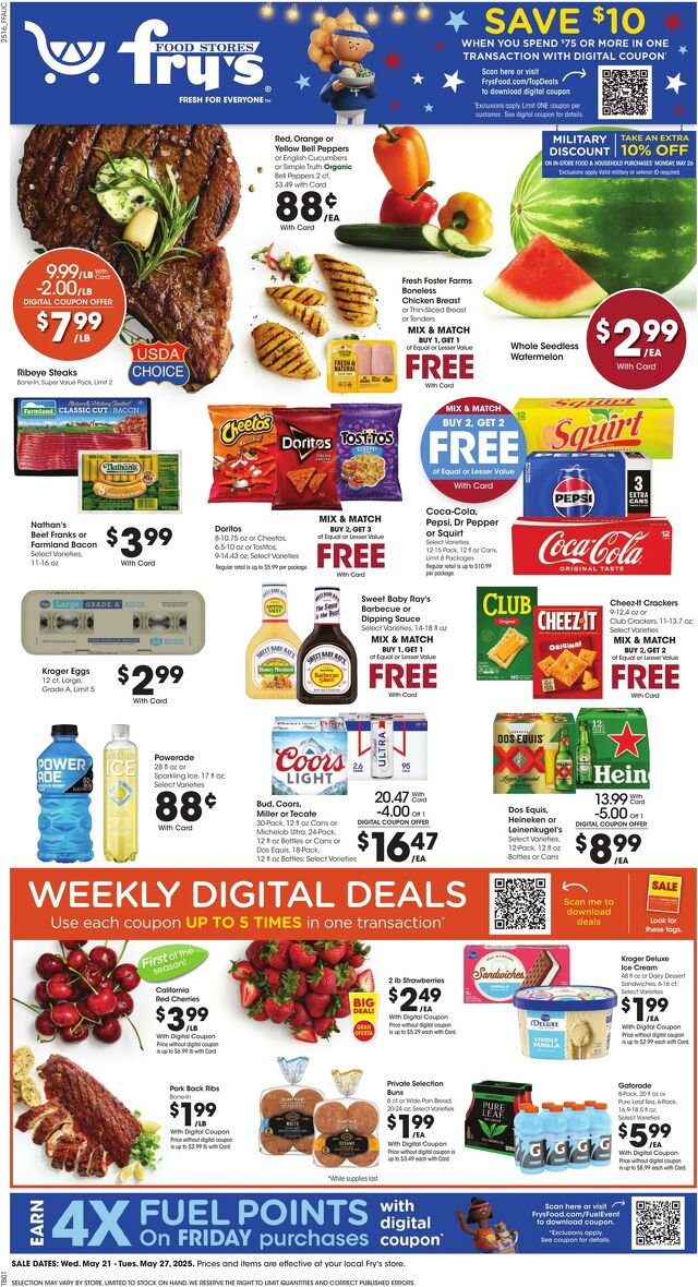 Catalogue Fry’s from 05/21/2025