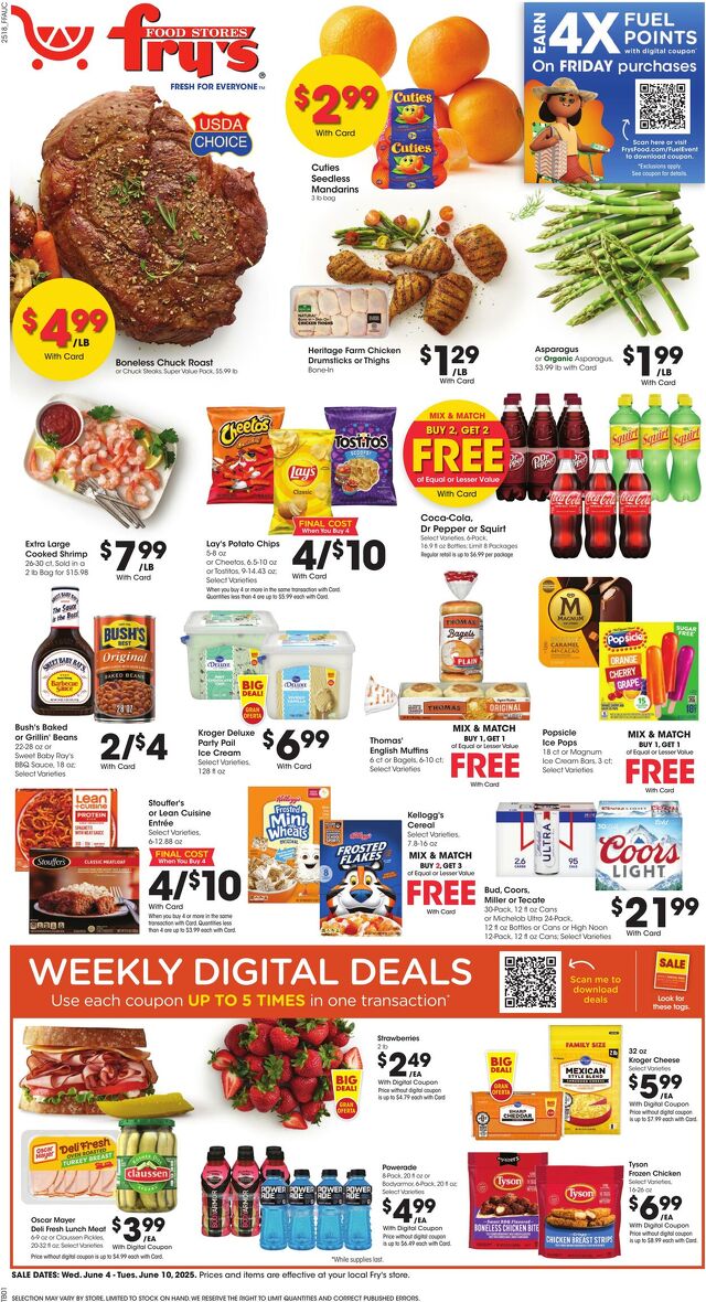 Catalogue Fry’s from 06/04/2025