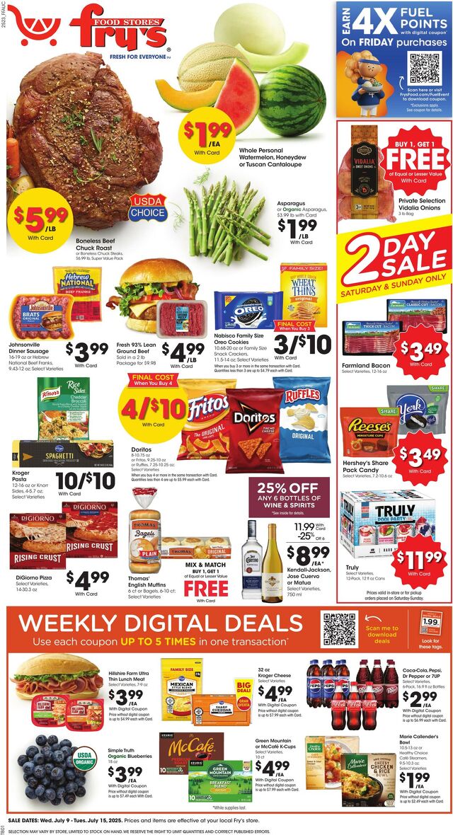 Catalogue Fry’s from 07/09/2025