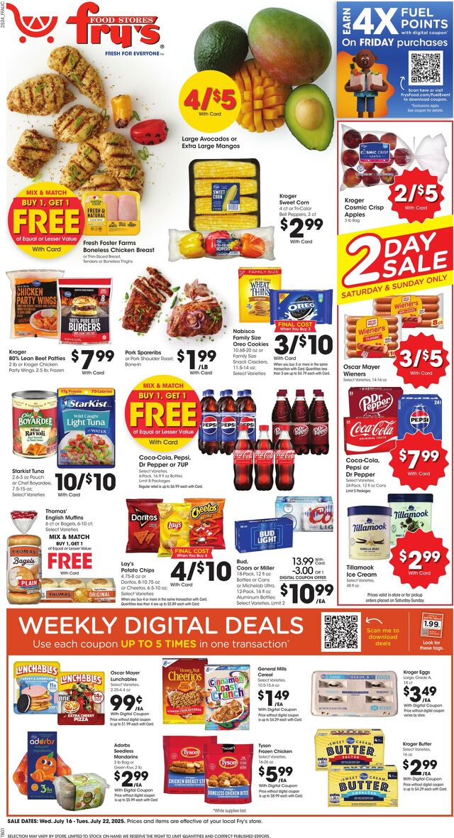 Catalogue Fry’s from 07/16/2025