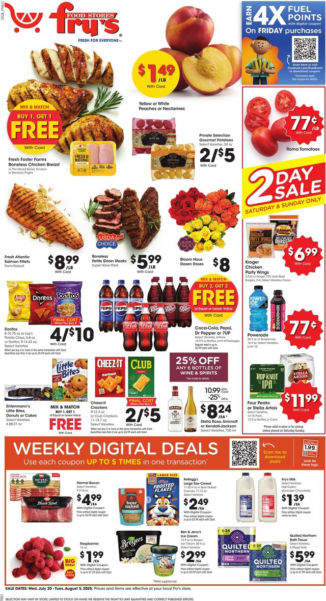 Catalogue Fry’s from 07/30/2025