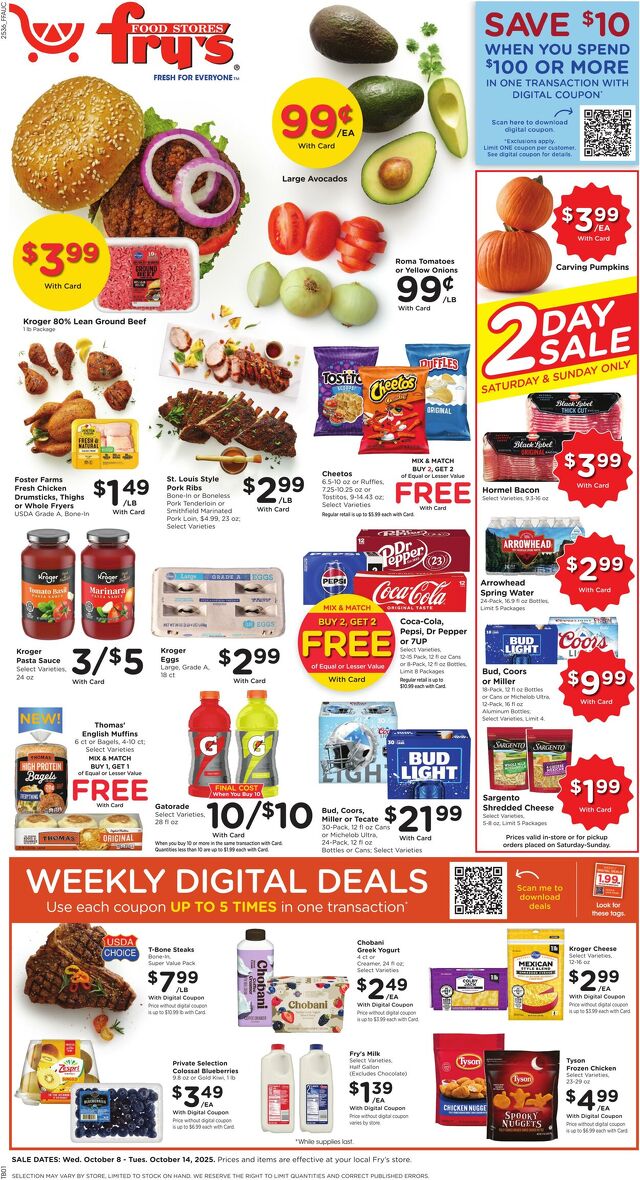 Catalogue Fry’s from 10/08/2025