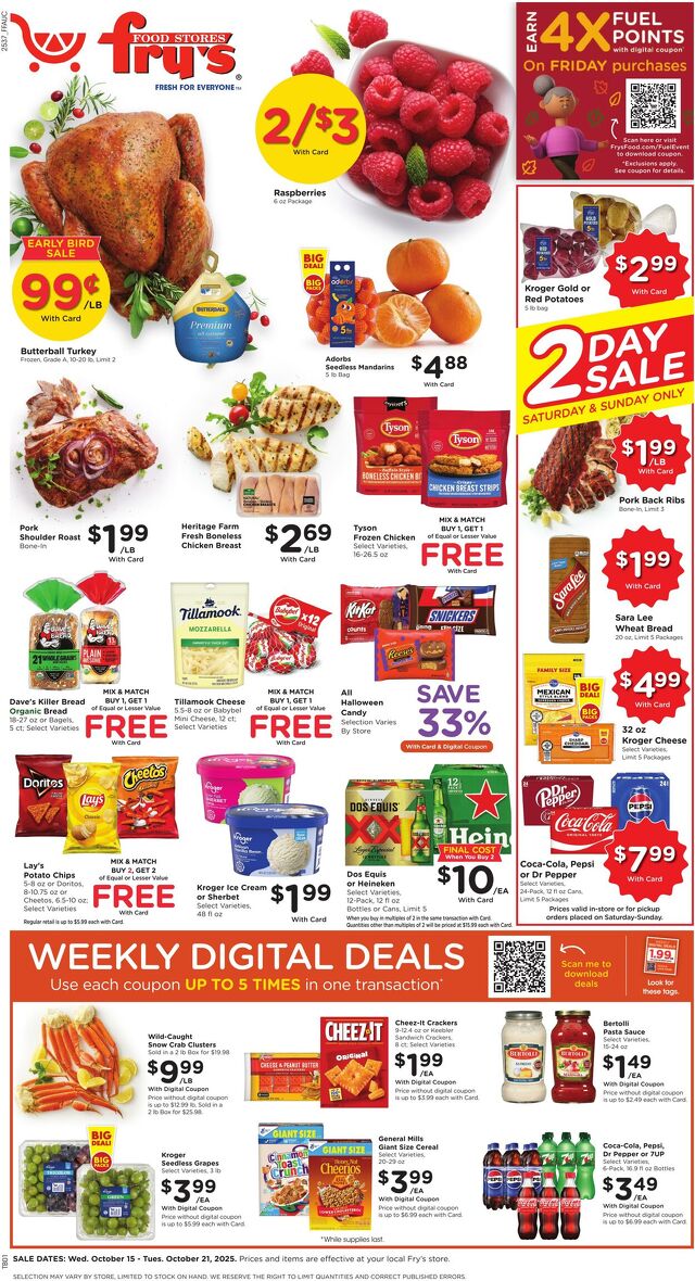 Catalogue Fry’s from 10/15/2025