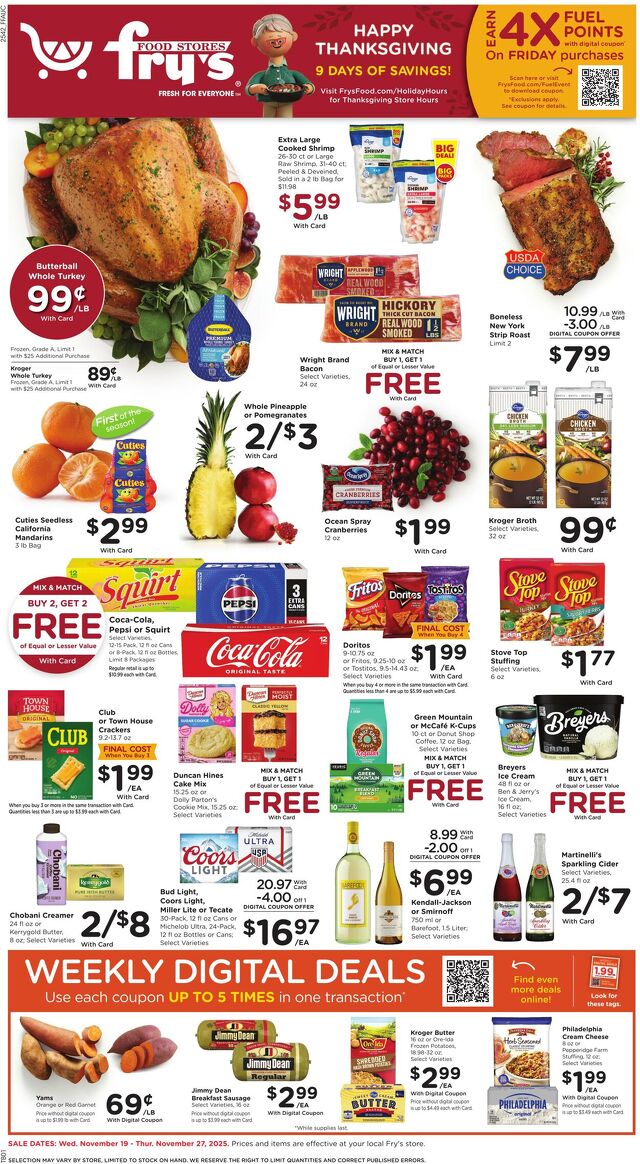 Catalogue Fry’s from 11/19/2025
